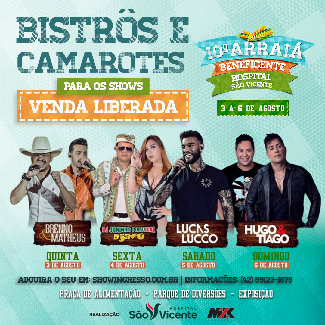 Vendas abertas! Compre agora ingressos para a Festa das Bancárias