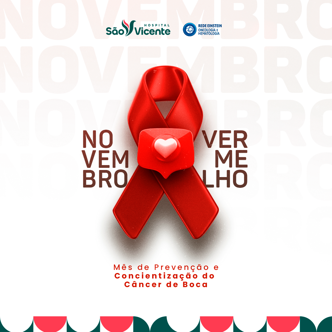 Novembro Vermelho marca conscientização sobre Câncer Bucal
